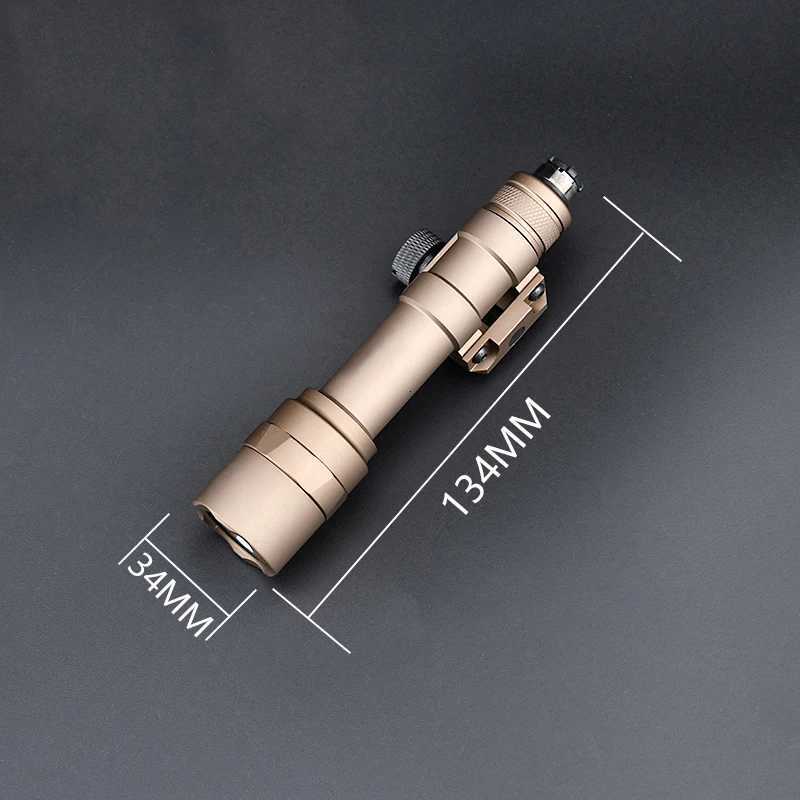 Tactical SF Surefire M600 M600B M600U Flashlight Metal CNC Softair Weapon Light For AR15 M4 M16 HK416 SLR Fits 20mm Picatinny Rail W250722