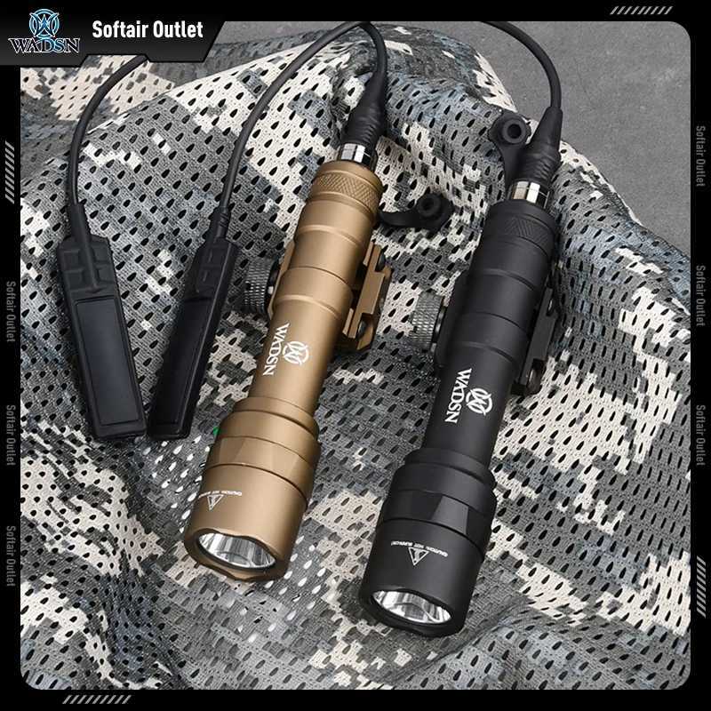 Vadsn SF M600U Airsoft Scout Lamp Weapon Flashlight Base White LED Hunting Spotlight 800Lumen Weapon Gun Lights Constant Switch W250722