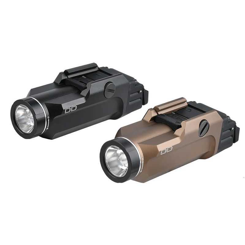 1000Lumen Hunting Scout Light Tactical Weapon Gun Flashlight Toy Pistol Lamp High Power Torch Metal CS Wargame W250722