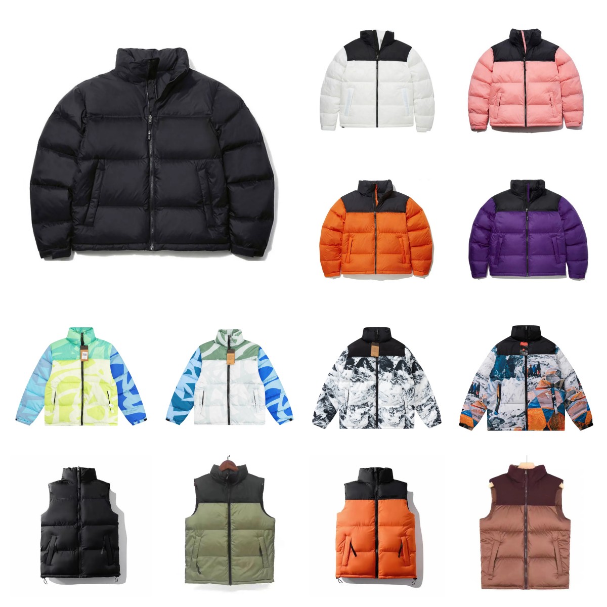 down jacket pakas winderproof man woman vest down sleeveless puffer jacket down outerwear outdoor jacketdesigner northfacr puffer jacket jacket men