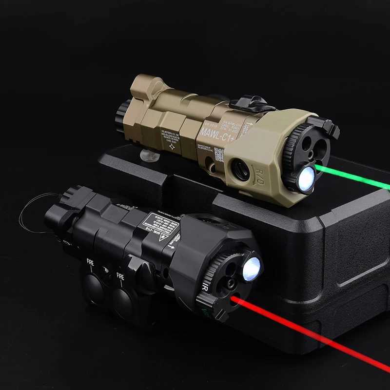 WADSN Tactical Mawl C1 Aluminum Metal Red Green Laser IR Infrared LED Flashlight Scout Light for 20mm Pic Picatinny Rail AR15 W250722