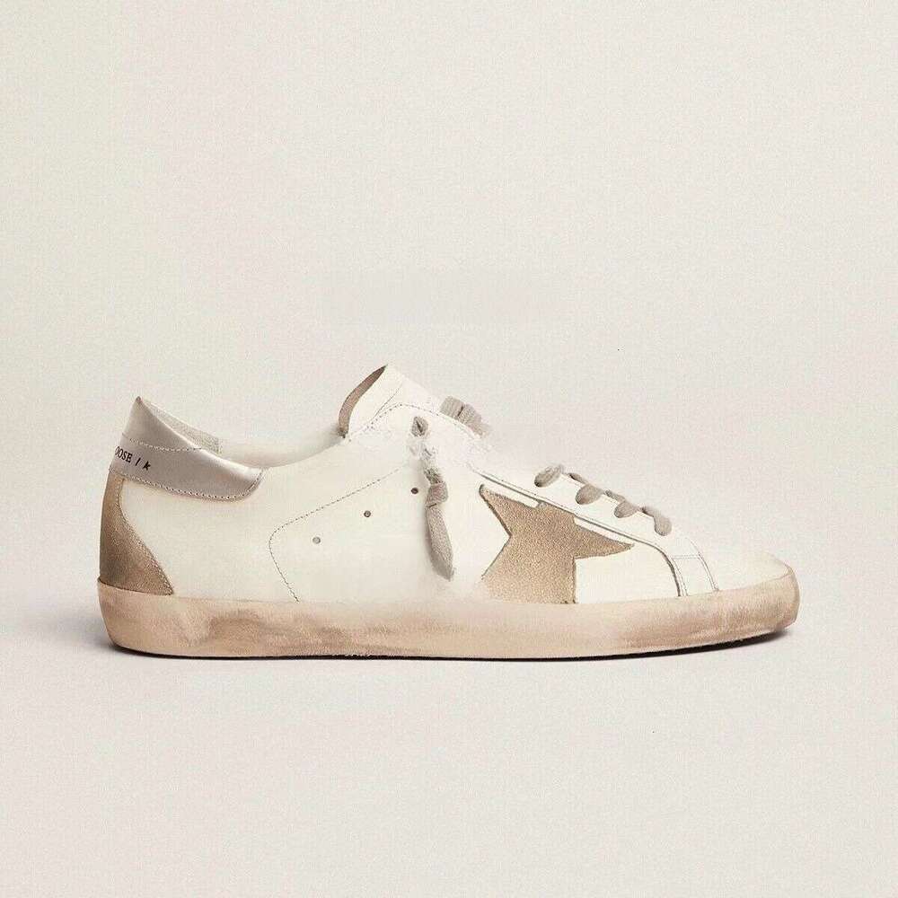Italy 2025New Designer Vintage WOMENS mens Genuine Leather Versatile Couple Flat Sneakers Style Casual Height Increasing Dirty Shoes