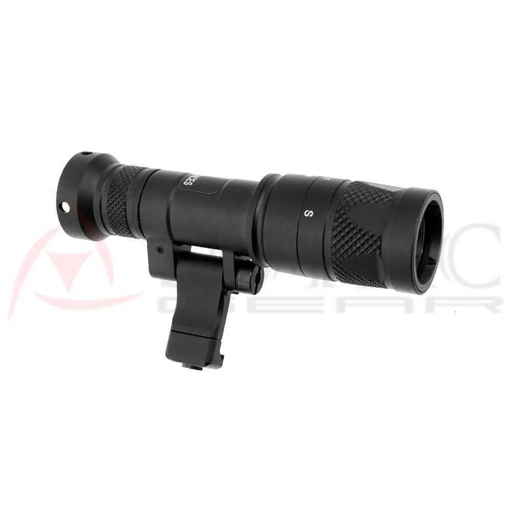 340V Scout Light Tactical Flashlight Strobelight Mini Infrared Scout Light Pro with MLOK Adapter with 20mm Picatinny Rail W250722