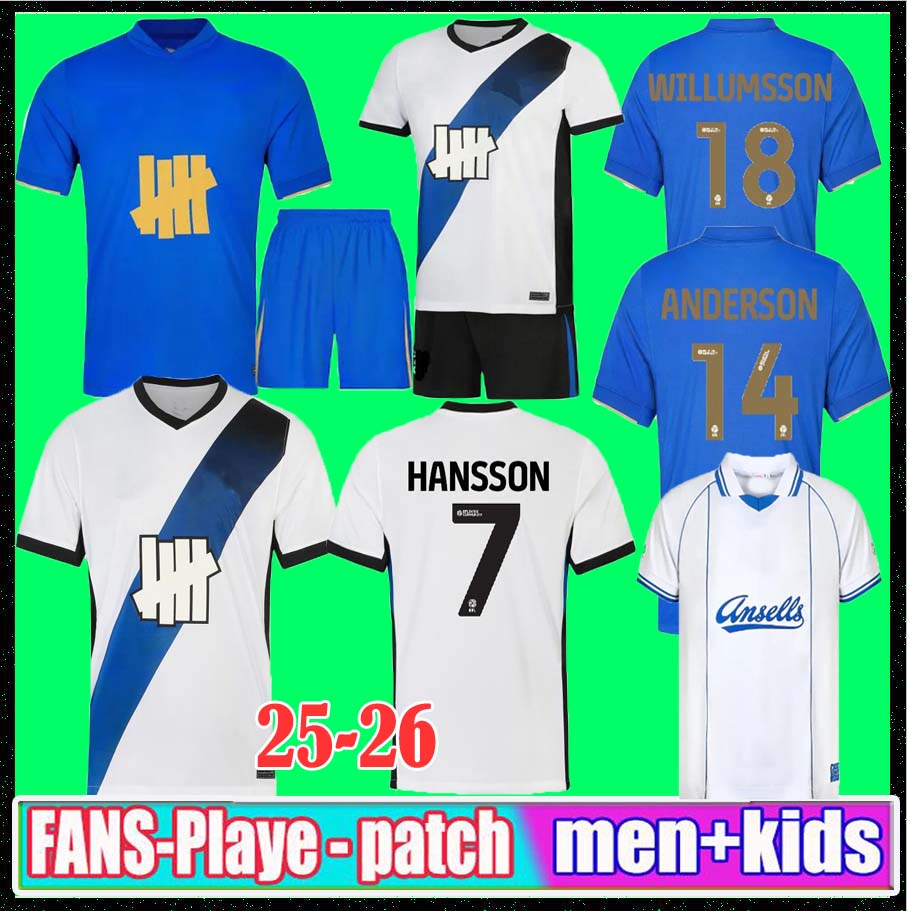 25 26 Birmingham soccer jerseys third City 2025 2026 home Camisetas KLARER JUTKIEWICZ HANSSON WRIGHT DYKES WILLUMSSON Davies football shirt men kids