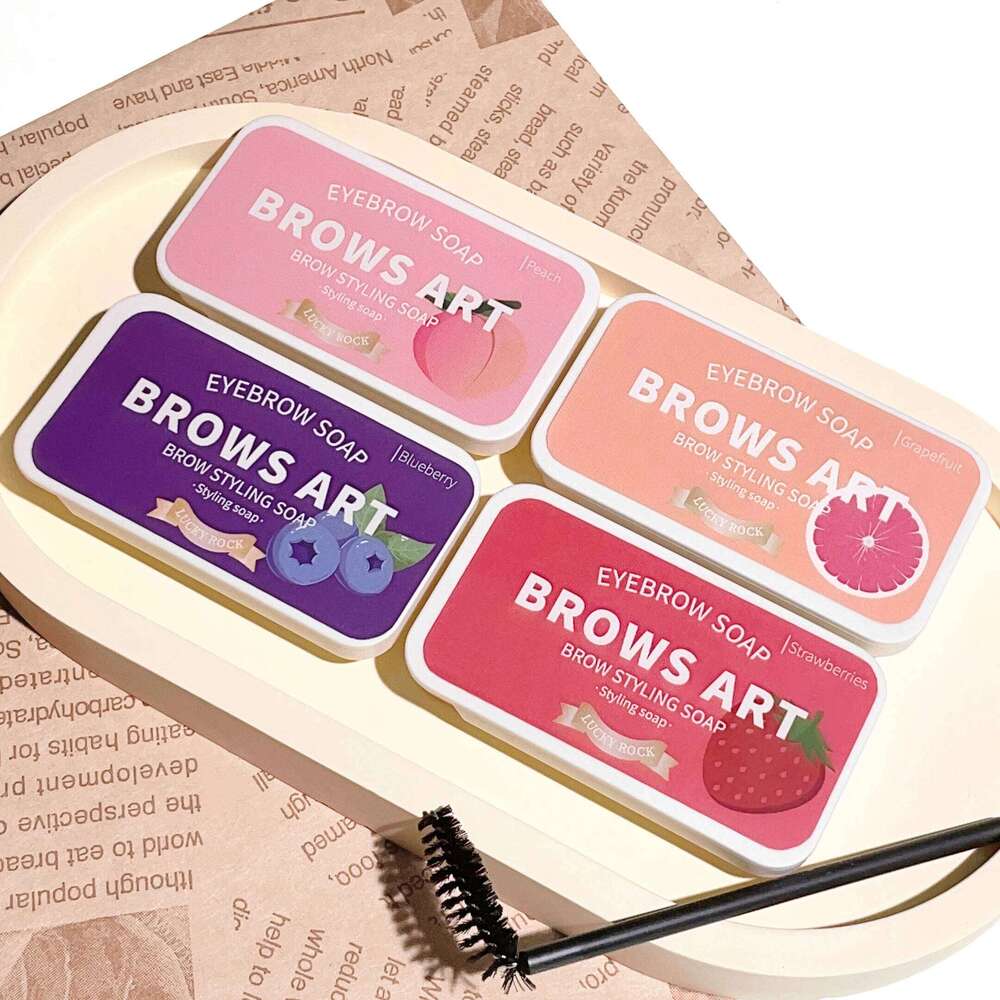 4-color wax, gel, waterproof, natural, long-lasting, transparent soap, eyebrow styling cream X250722