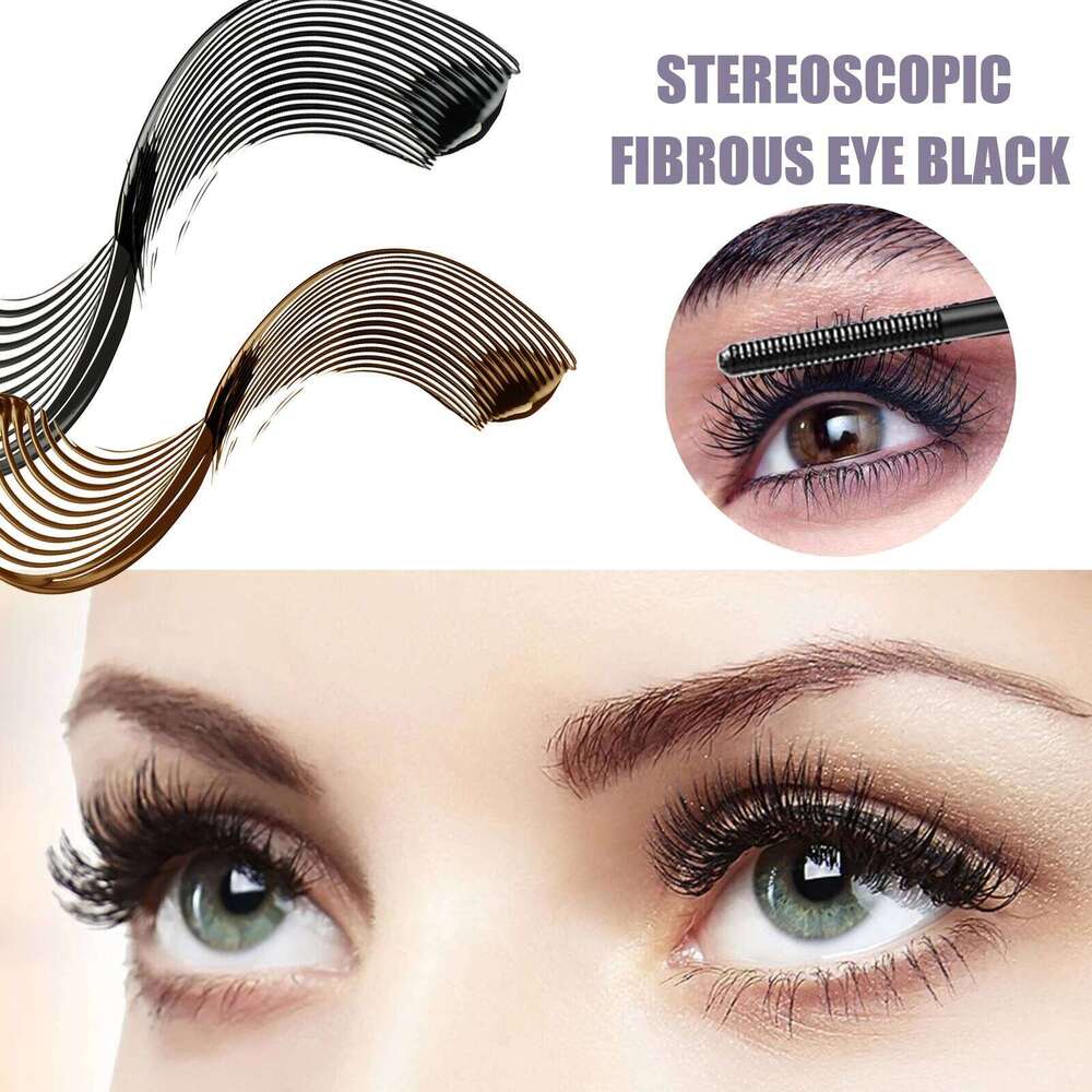 Curling Mascara Lengthening Voluminous Natural Lashes, Sdge-proof Long Lasting, Waterproof Black Eyelash Makeup X250722