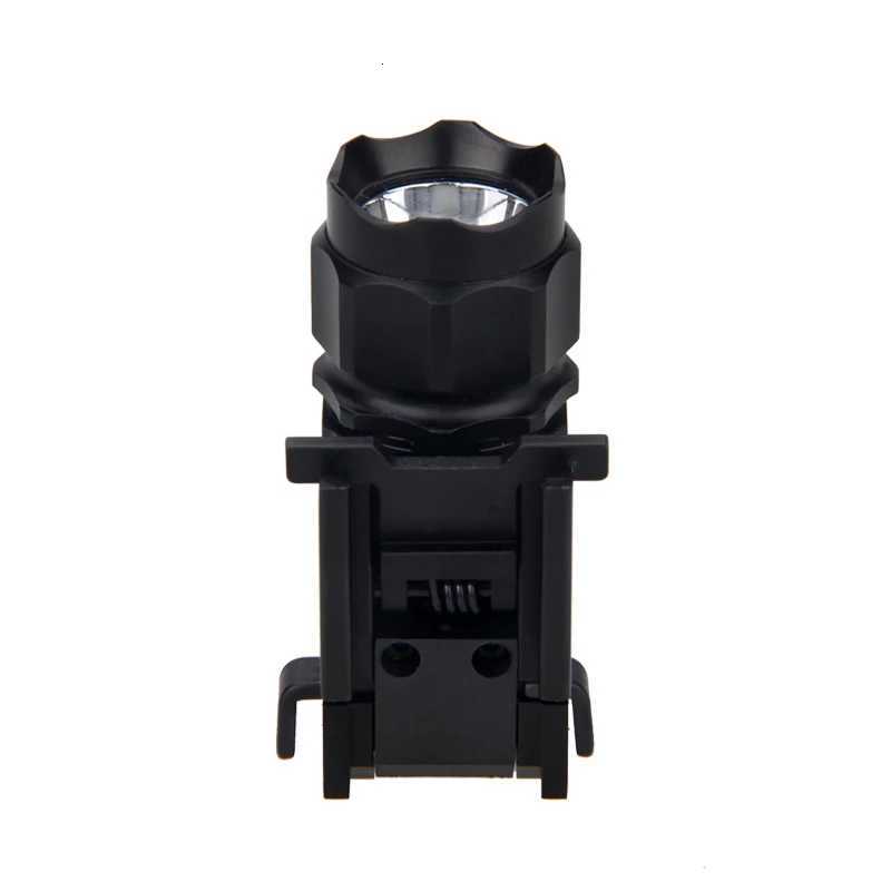 2000Lm Tactical LED Weapon Light Pistol Flashlight Rifle Airsoft Flashlight Fit Weaver/Picatinny Rails for Hand Gun Hunting W250722