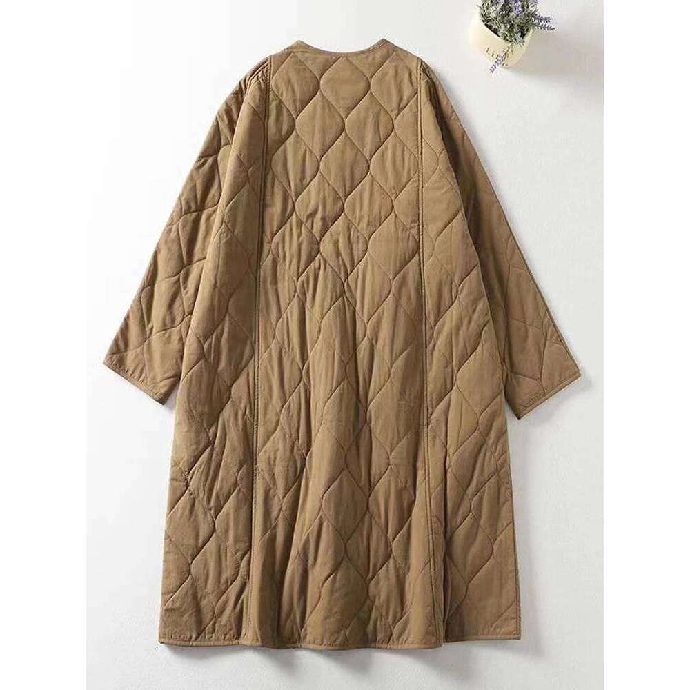 hoodie Oversized Women Parkas New Collarless Long Sleeve Single-breasted Ladies Winter Coat Casual Thick Warm Outerwear Overcoat jacket