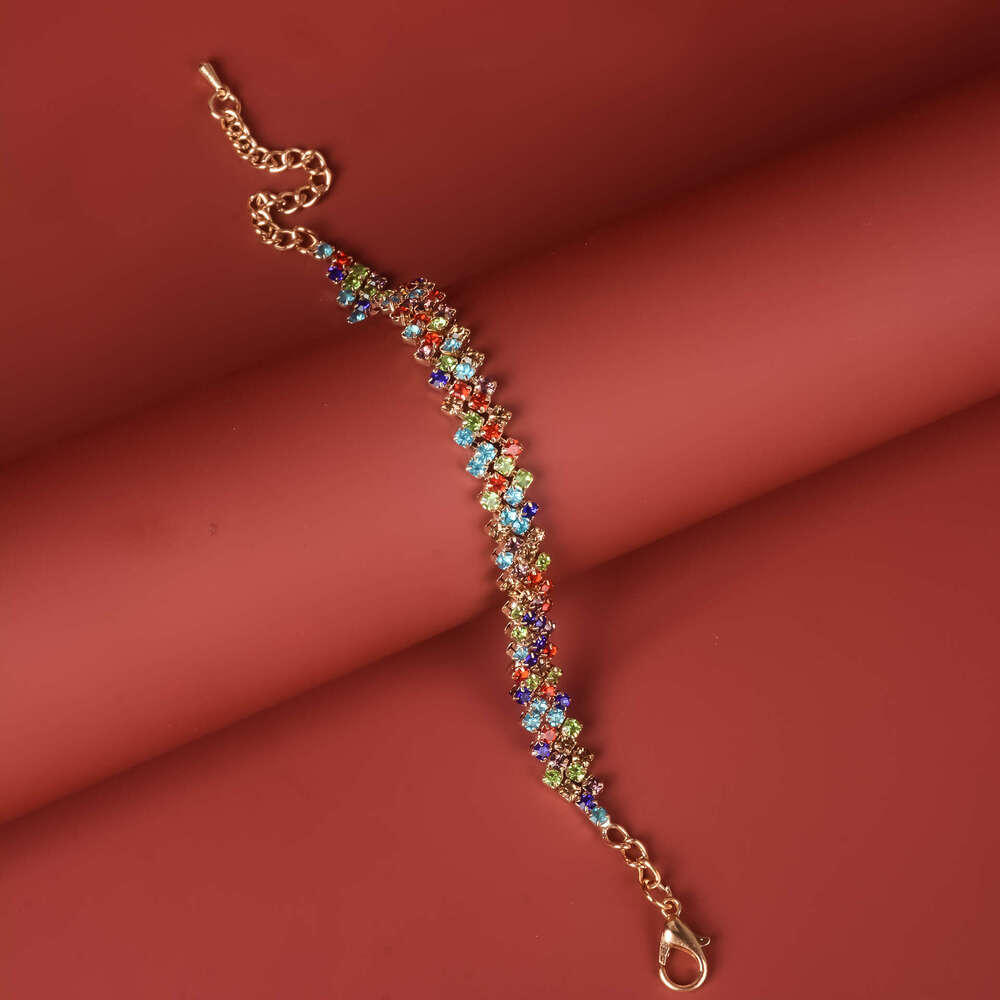 New Korean Style Rhinestone High-End Women's Bracelet Jewelry Versatile Simple Accessories Factory