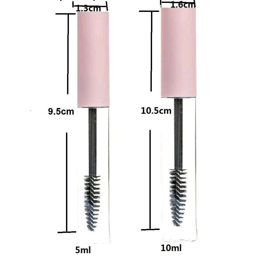 5PCS Refillable Empty Eyelash Mascara Cream Tube with Brush Durable Plastic for DIY Cosmetic Sample Size Container mascara bottles em