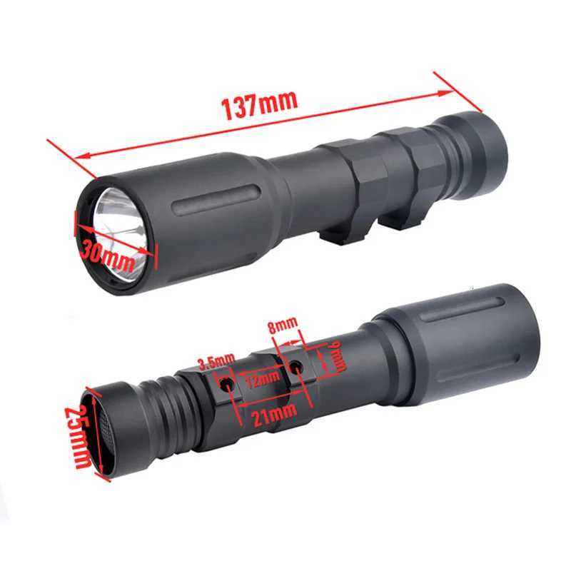 Tactical PLHv2-18650 Single/Dual Battery Version Flashlight Hunting Scout Light WADSN Metal PLH-v2 Tactical Weapon Spotlight W250722