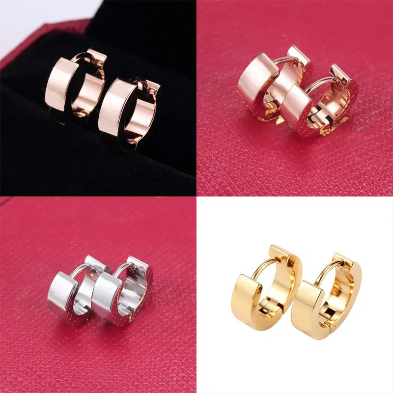 Stud Famous for Woman Gold Earring Design Party Wedding Gift Designer Hoop Earrings Polished High Quality Fashion Jewelry