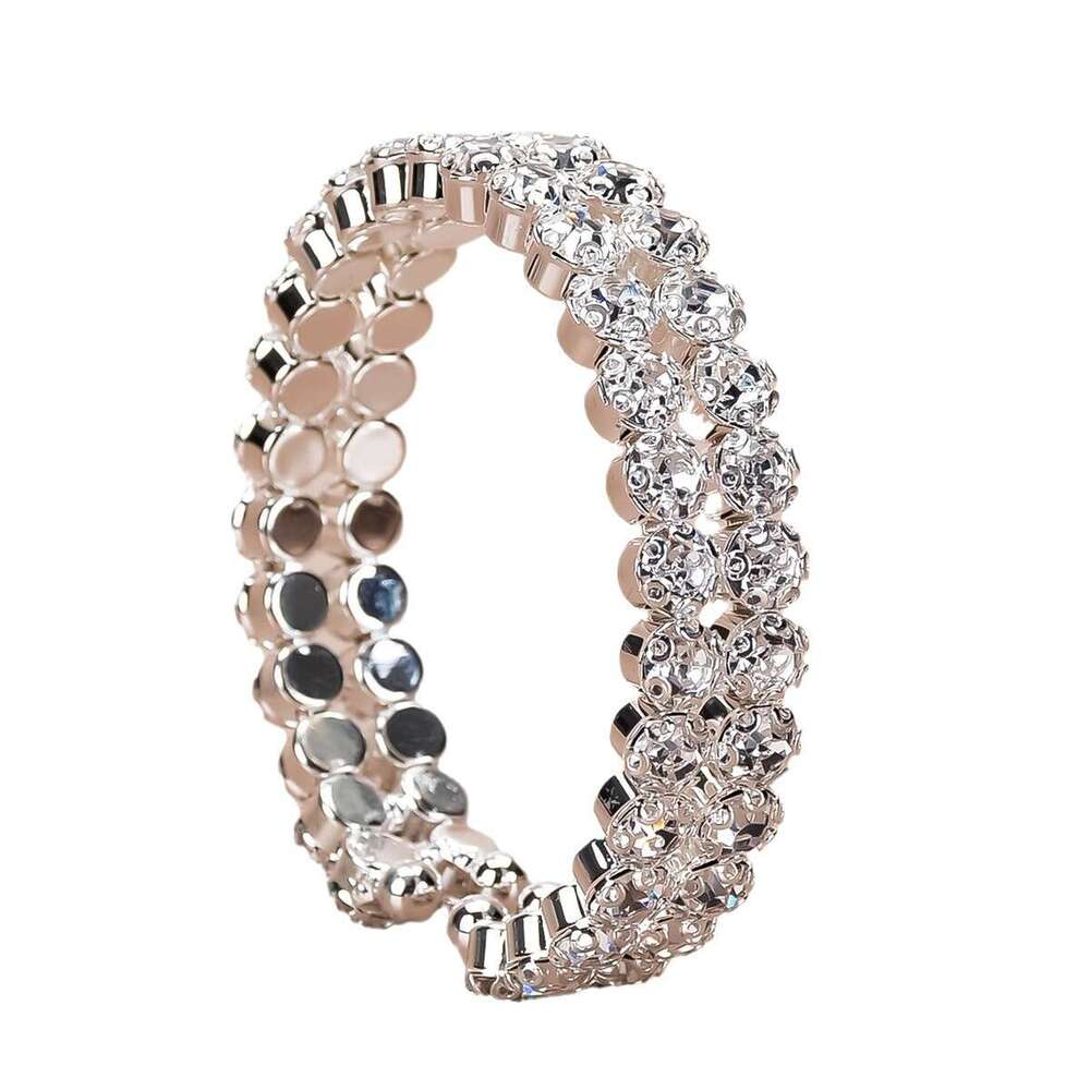 Trendy Jewelry Colorful Dia Wide Open Bracelet Summer New Women's Personality Clothing Accessories