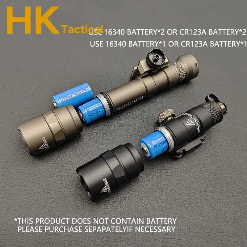 Tactical SF Surefire M600 M600B M300 M300B Airsoft Powerful Flashlight LED Modbutton Pressure Switch Scout Rifle Gun Weapon Light W250722