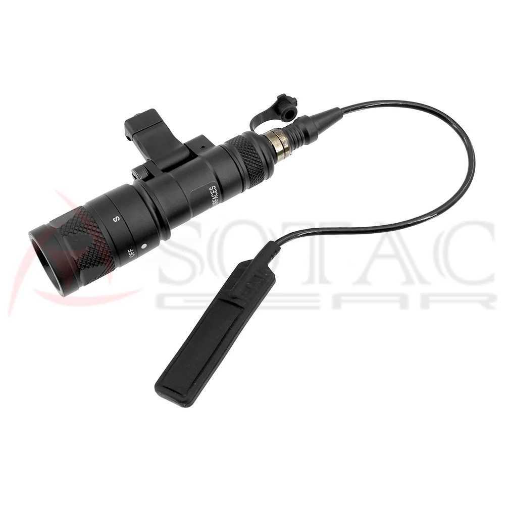 340V Scout Light Tactical Flashlight Strobelight Mini Infrared Scout Light Pro with MLOK Adapter with 20mm Picatinny Rail W250722
