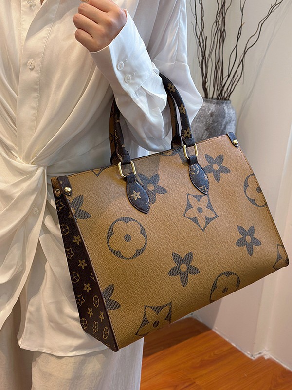 Designer Bags Cross-border supply European and American retro women's bags 2025 New style fashionable and elegant handbag Large capacity shoulder bag Free shipping