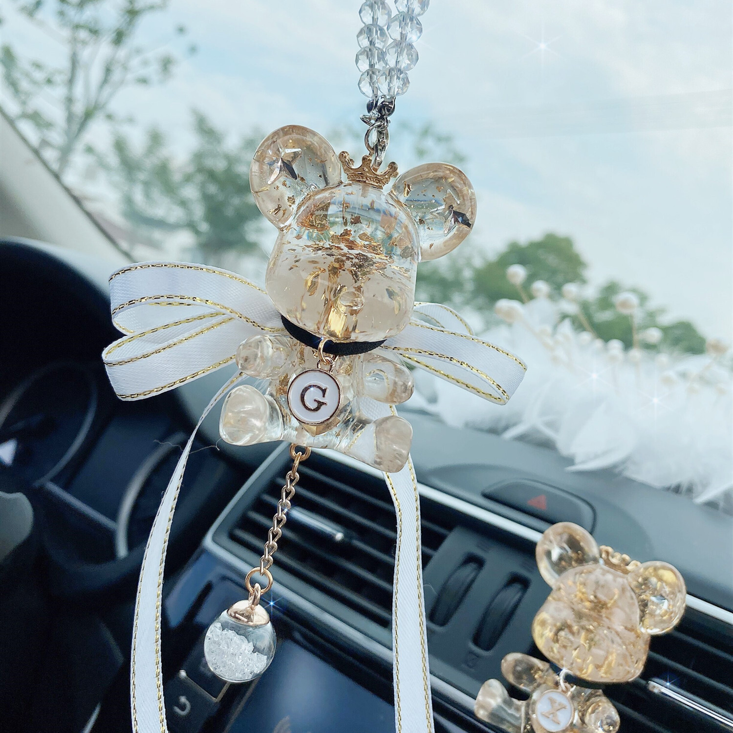 Pendant Ornament High-end Cute Creative 2025 Rearview Mirror Gift Car Hanging Decoration Goddess Style