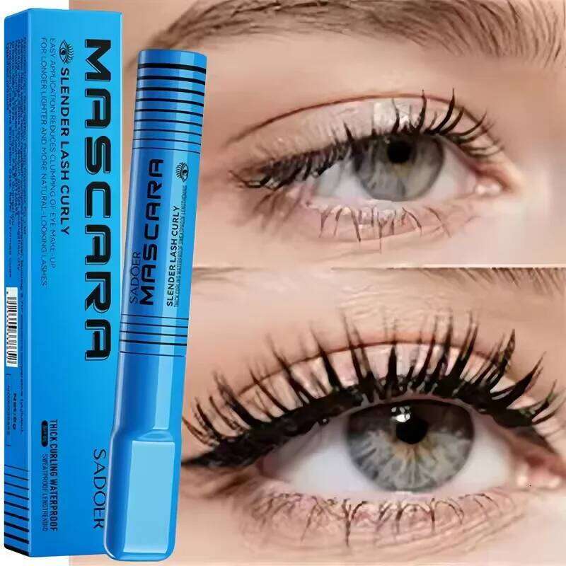 5D Lengthening Eyelashes Women's Make-Up Waterproof Black Silk Fibre Mascara Korean Cosmetics New X250722