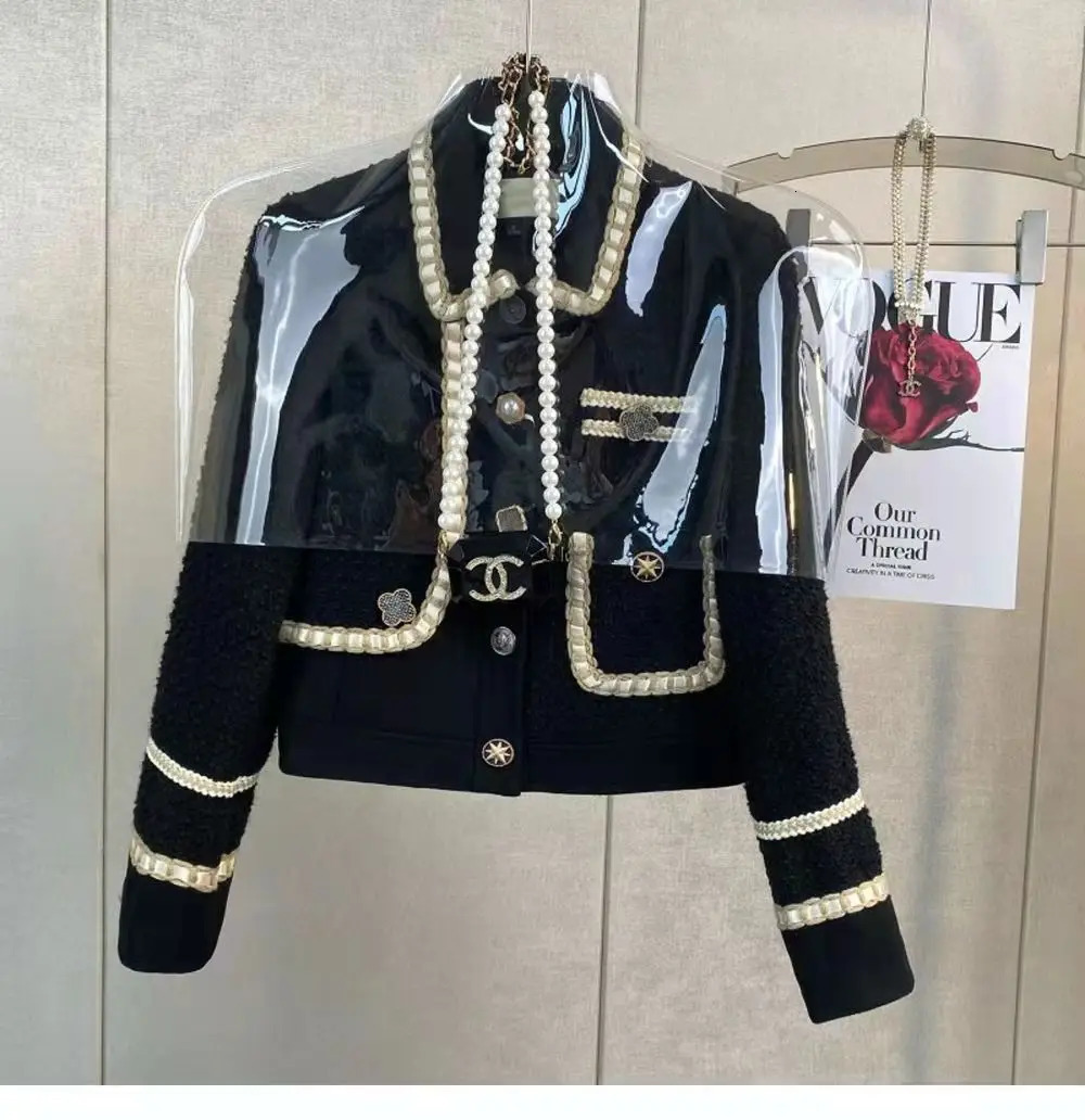 Women Tweed Jacquard Fragrant Suit Jacket Coat Top And Skirt Two Piece Set Elegant Chic Outfit Winter Workwear Party Clothing 250718