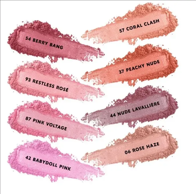 6 Colors Brand Blush #44 #69 Powder Matte Face Blush 6g Face Blusher Blendable Formula Long Lasting Waterproof Light Good Quality