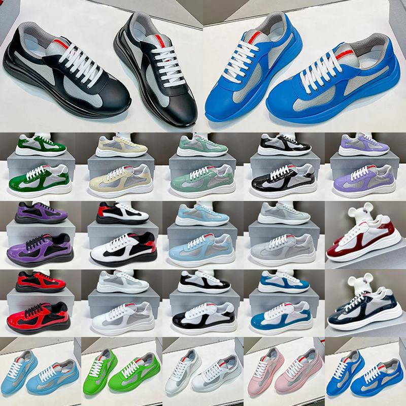 Free Shipping cups Dress shoes Women Mens Trainers America bright leather black yellow white grey brown beige cup men womens designer sneakers outdoor cheaper