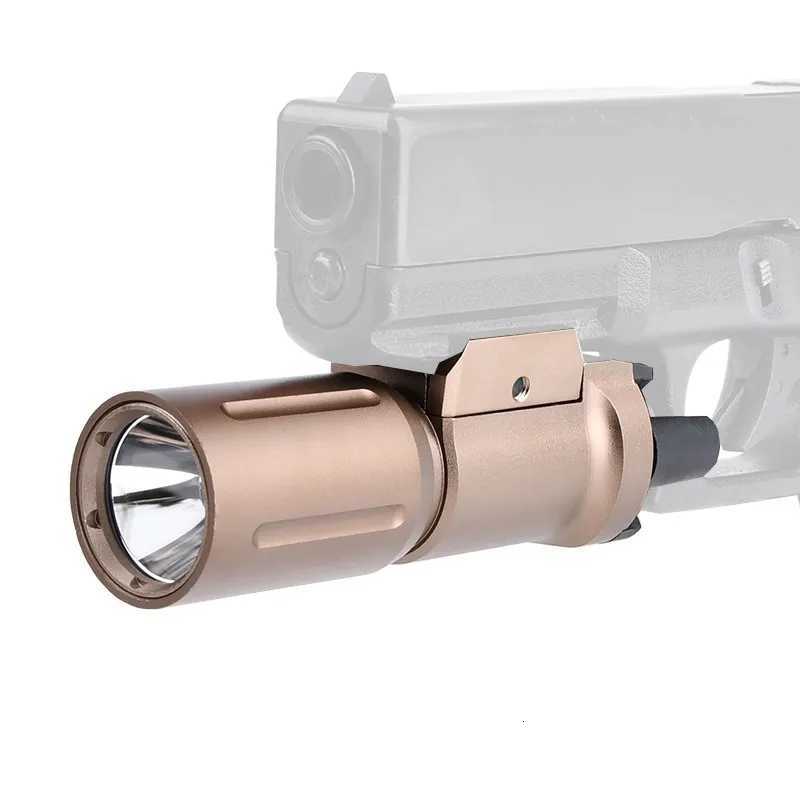 Wadsn Tactical Pistol Flashlight Glock 17 Airsoft Spotlight PL350 PLHv2 Weapon Scout Light 1000 Lumens Hunting Torch for 20mm Rail W250722