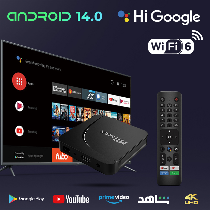 2025 New M11 MAX Amlogic S905X5M Android 14.0 TV Box 2.4 5G WiFi Bluetooth Voice Remote Androidtv System 4K Smart TV Box