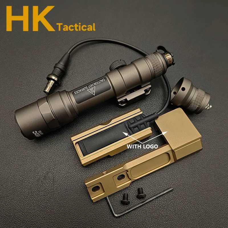 Airsoft SF M600 M600B M300 Flashlight LED Tactical Hunting Rifle Scout Light Gun Weapon Lights 600 Lumens Remote Pressure Switch W250722