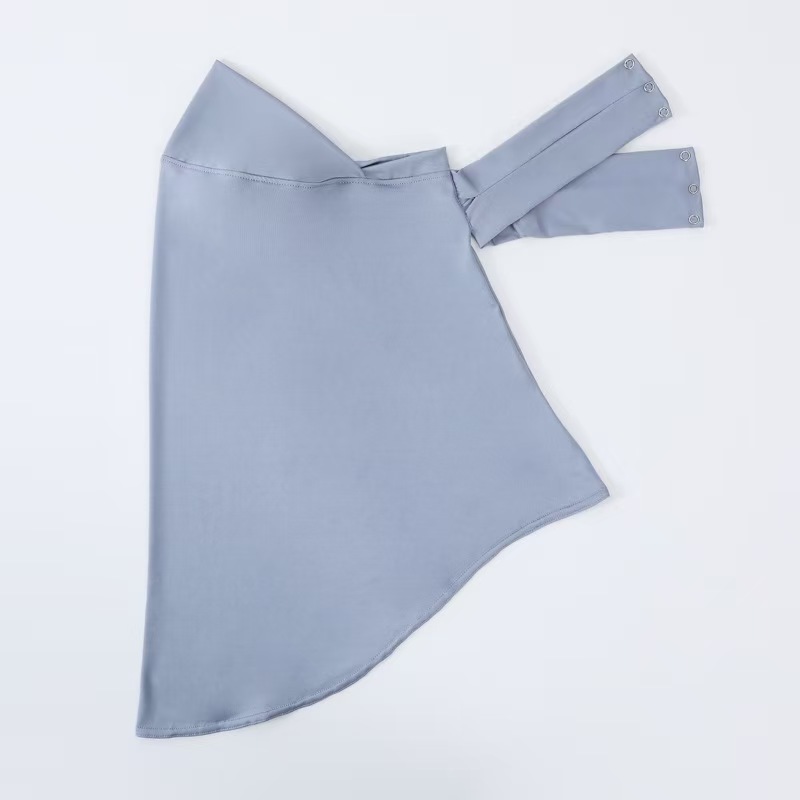T1285 new Japanese and Korean candy color solid color chiffon scarf silk shawl