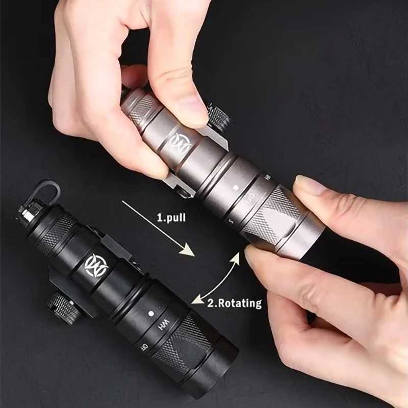 WADSN Airsoft M600 M600W SF Flashlight Tactical Gun Light Strobe Weapon Light SF M600W Rifle Lamp Dual-Function Remote Switch W250722