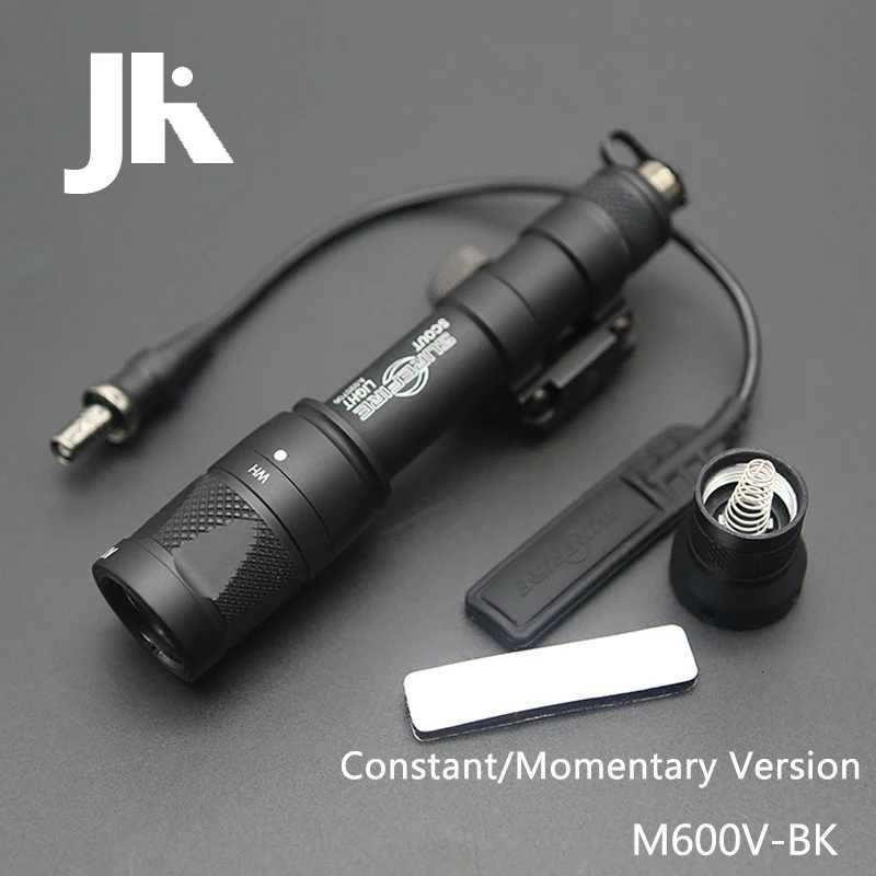 Tactical SF M300V M600V Flashlight Weapon Gun Light White LED Light Strobe With 20mm Picatinny Rail Airsoft Hunting Scoutlight W250722