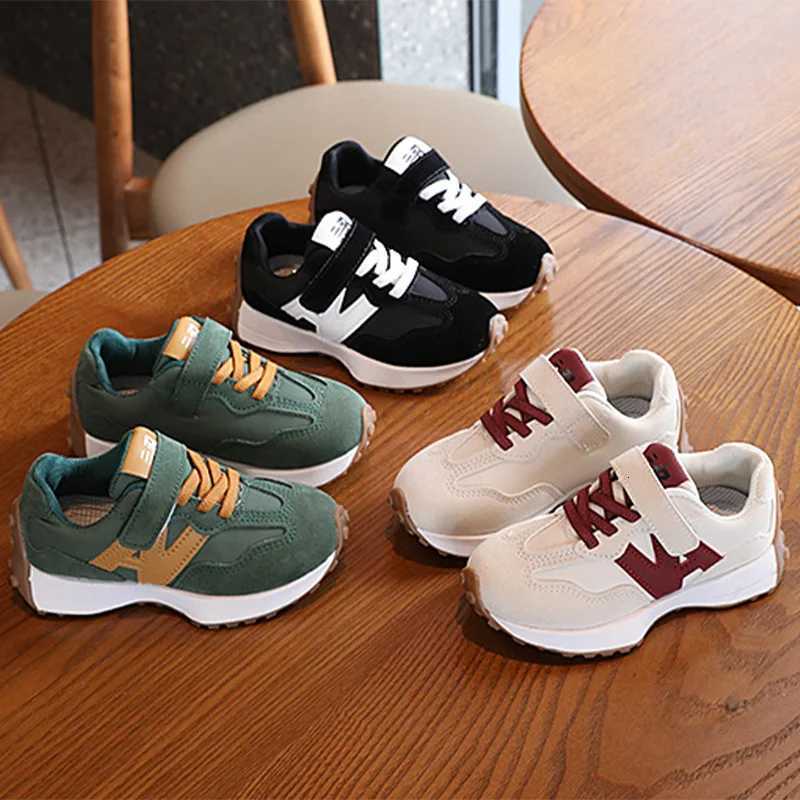 Oulylan Popular Color Blocked Children Sneaker Casual Outdoor Toddler Board Footwear New Non-slip Kids Durable Breathable Shoes H260130