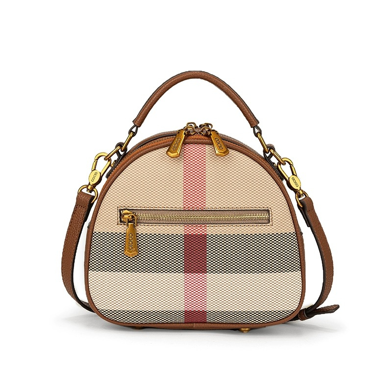 COCIO designer Shoulder Bags New plaid handbag for women in spring and summer simple casual backpack