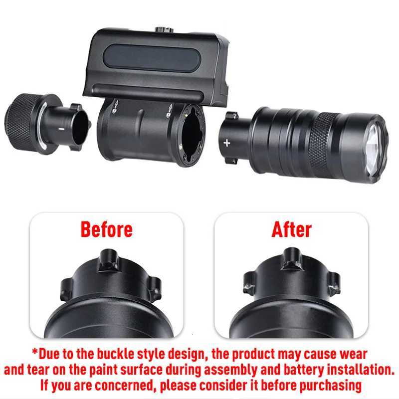 WADSN Tactical OWL Flashlight Scout Light CD Optimized Weapon Light 1500LM W250722