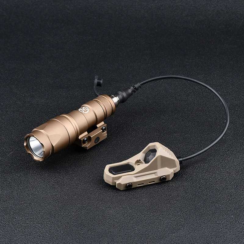 Vadsn M300 M600 Flashlight Switch Kit Fit 20mm Picatinny Mlok Keymod Rail Metal Led Light Airsoft Hunting Weapon Lamp W250722