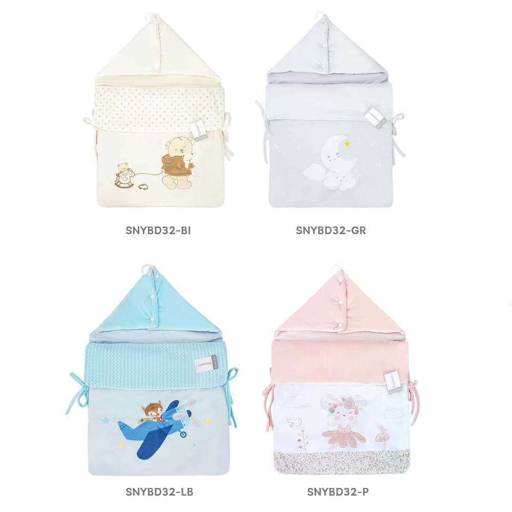 Wholesale New Design Cotton Breathing Printed Zipper Baby Sleeping Bag
