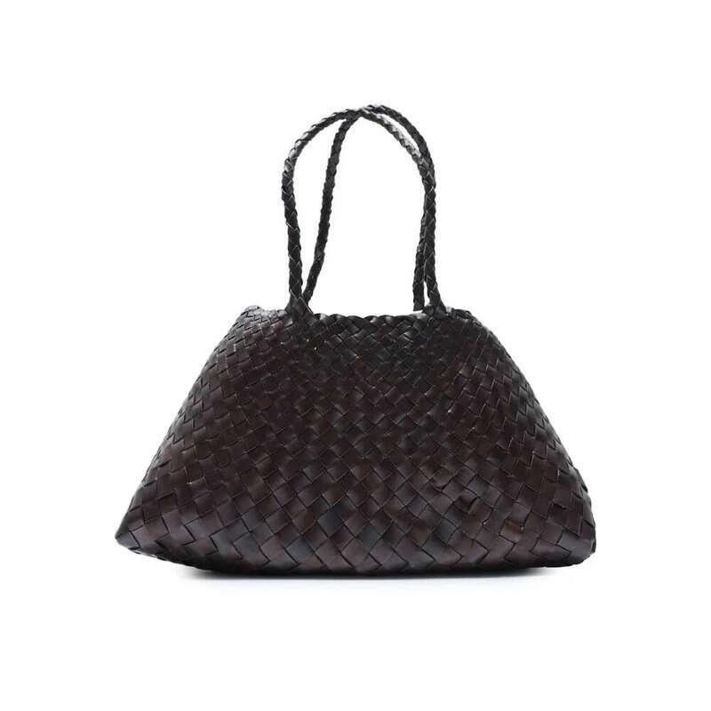 Woven Basket Purse Handbag - Vintage Style Shoulder Bag For Women, Retro Weave Design ddmyMon ddmyMon