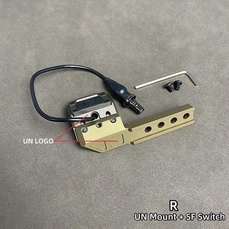 18650 High Power LED Tactical Flashlight with Long Mount and Button Pressure Switch W250722