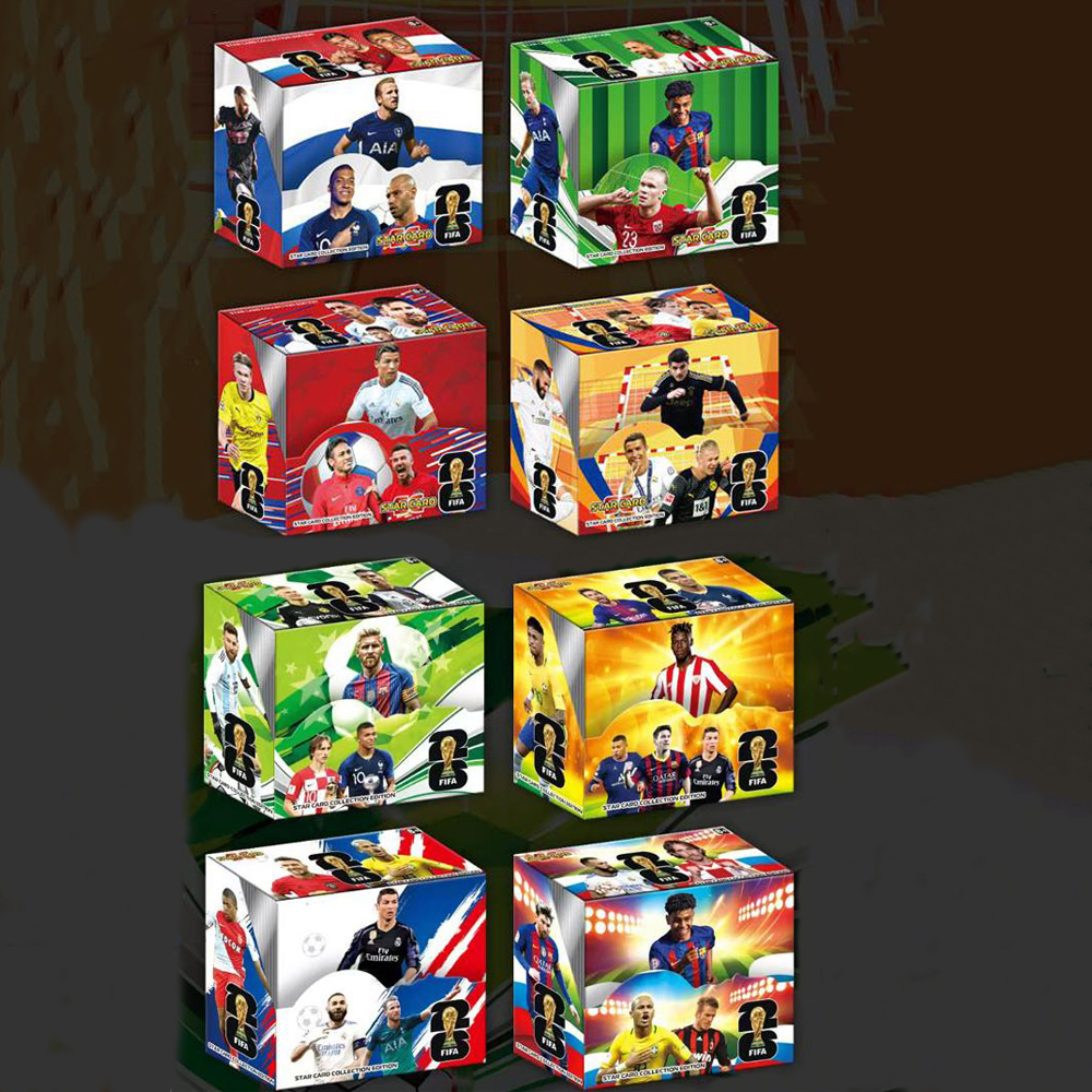 Football Cards Star Soccer Flash Card World Cup Card Kids Toys Birthday Christmas Gift