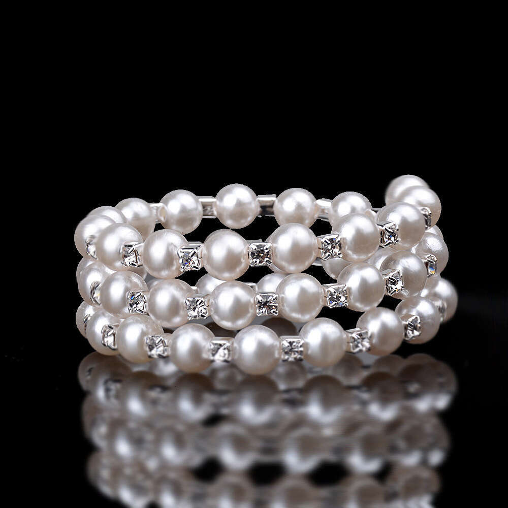 Summer Trendy Fashion Multi-layer Pearl Bracelet Yiwu Small Commodity Market Display
