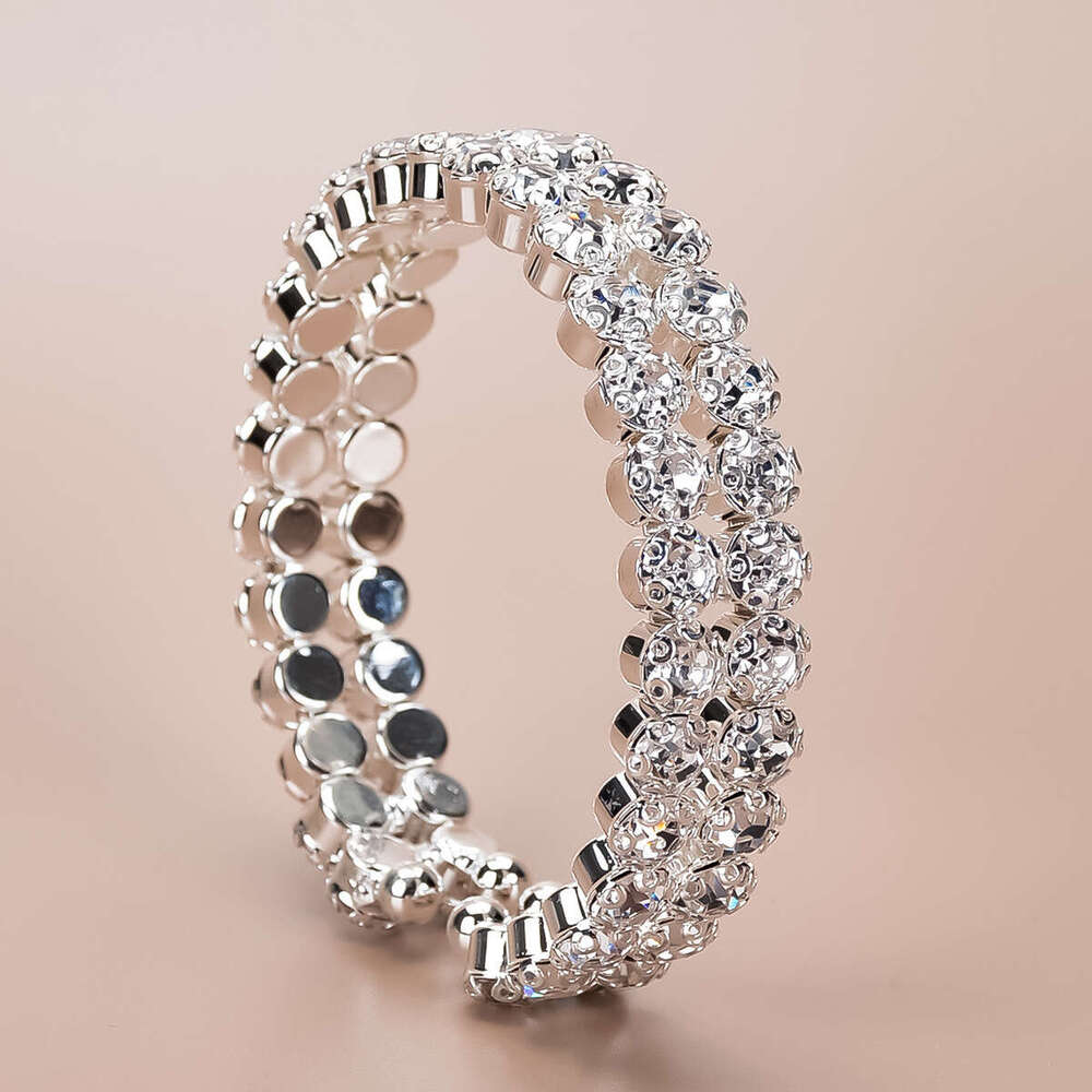 Trendy Jewelry Colorful Dia Wide Open Bracelet Summer New Women's Personality Clothing Accessories