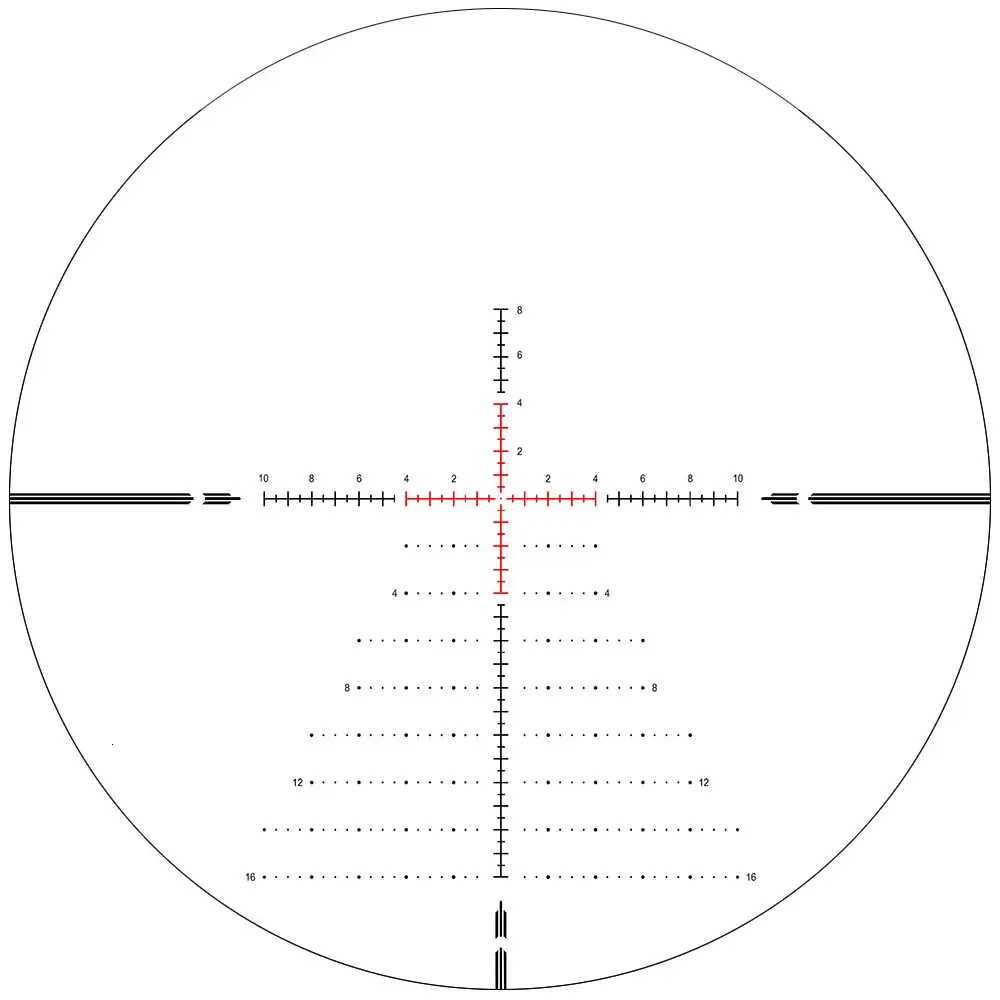 WestHunter HD-N 6-24X50 SFIR FFP ZERO STOP Scope First Focal Plane Riflescope /0MIL Red Illumination Hunting Optical Sights W250723