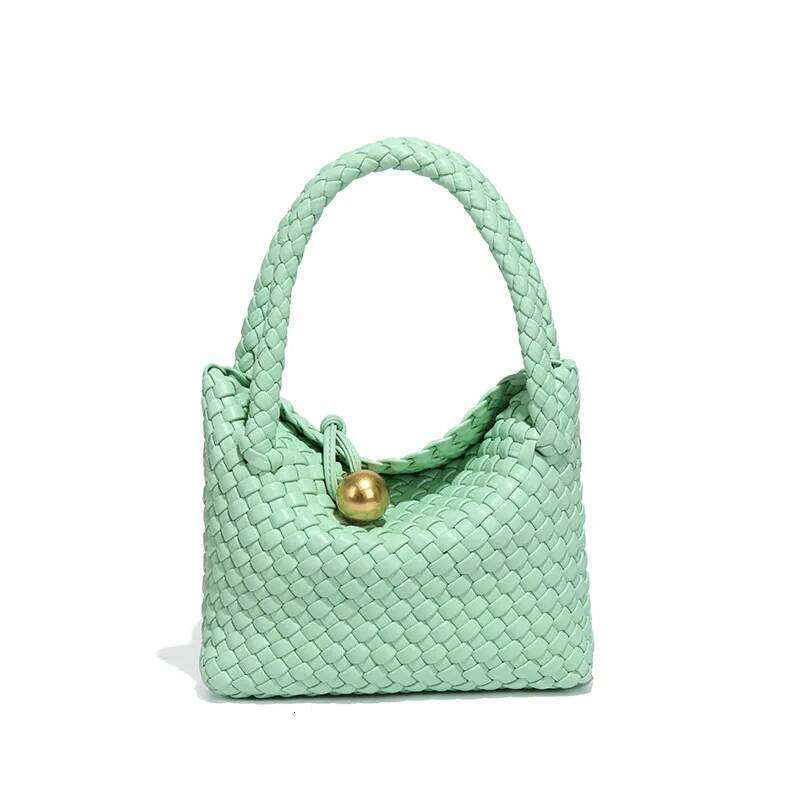 Woven Shoulder Crossbody Women Simple Advanced Feeling Shoulder Handbag PU Material Hobo Bag