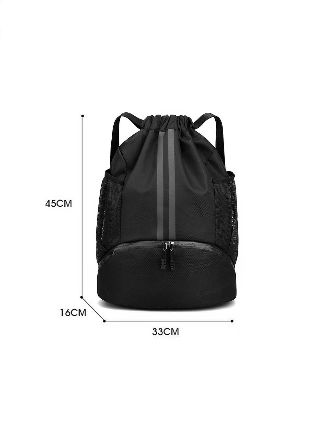 Basketball bag swimming bag dry wet separation womens storage bag sports backpack training and fitness drawstring backpack S250723