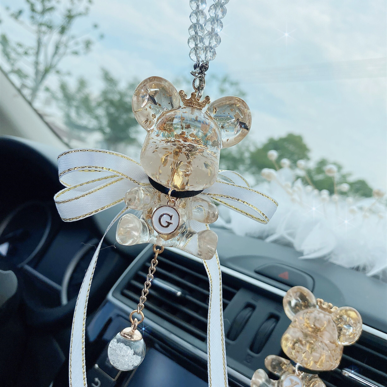 Pendant Ornament High-end Cute Creative 2025 Rearview Mirror Gift Car Hanging Decoration Goddess Style