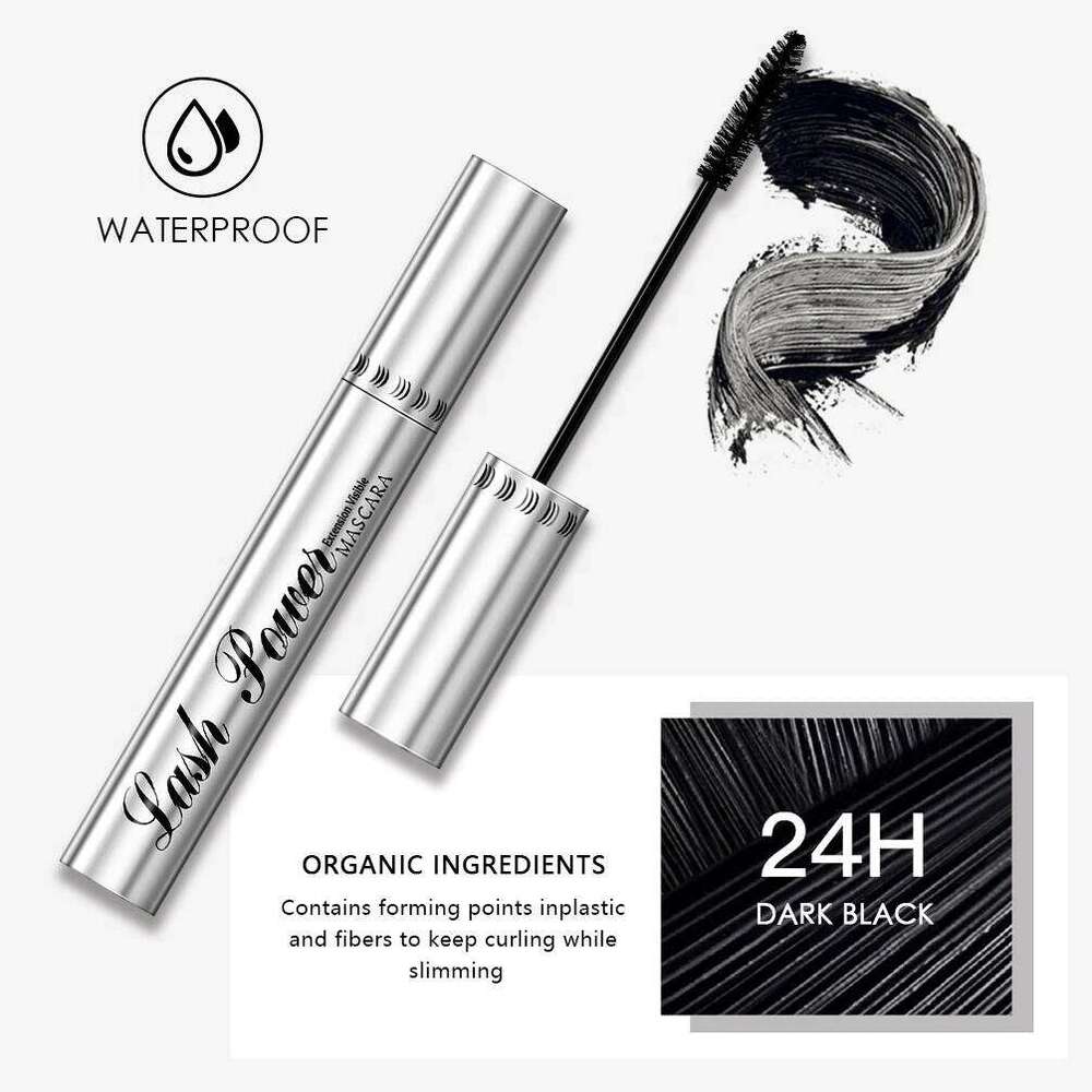 QIBEST Black Silky Lengthening Eye Cosmetics Eyelashes Makeup Waterproof Rimel Mascara Eyelash Extension Thick X250722