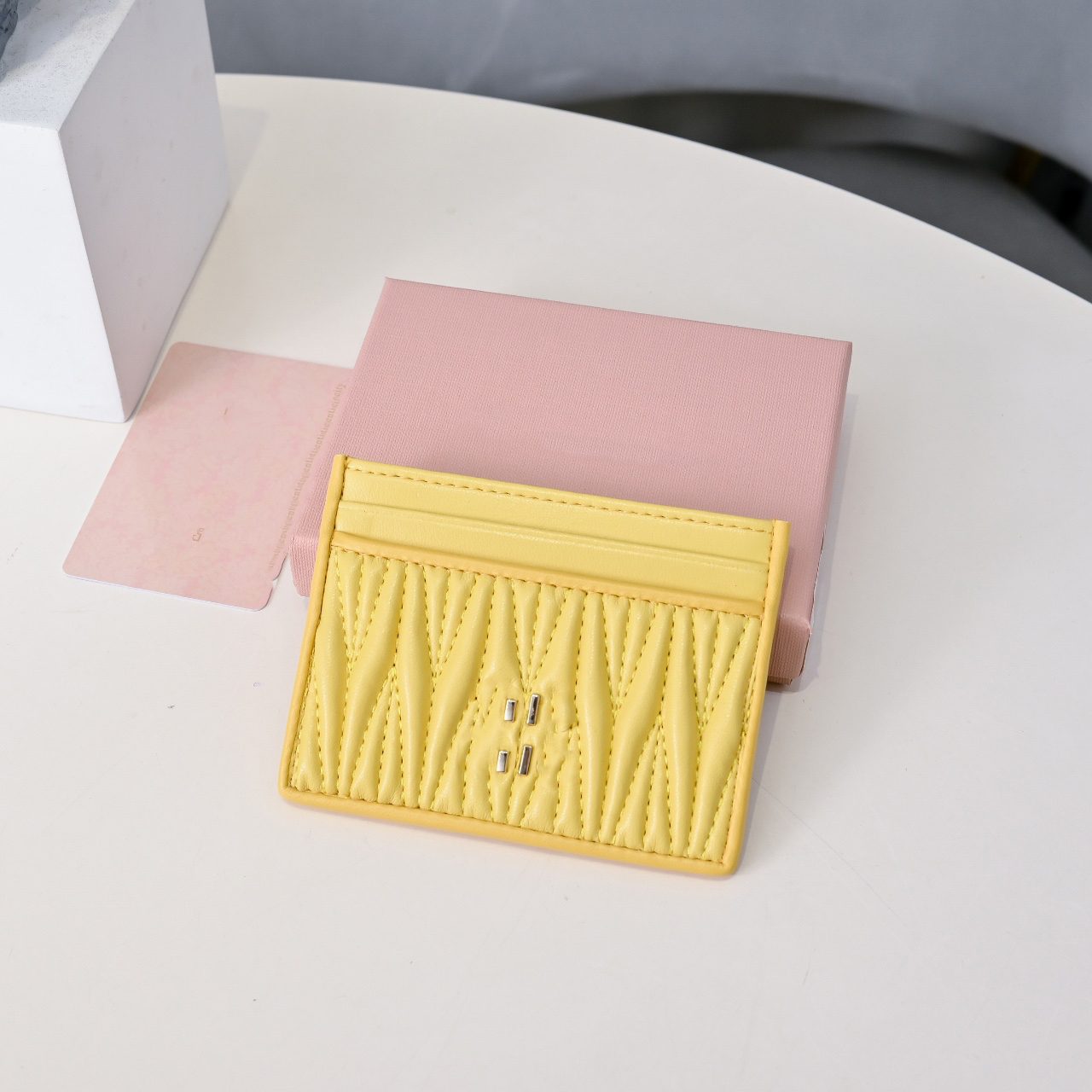 Designer wallet Women Card Holder Men Wallet Case Purse Quilted Leather Purses Key chain wallet Coin purse Luxury Bag Mini Cards Bag pouch Coin Purse with Box