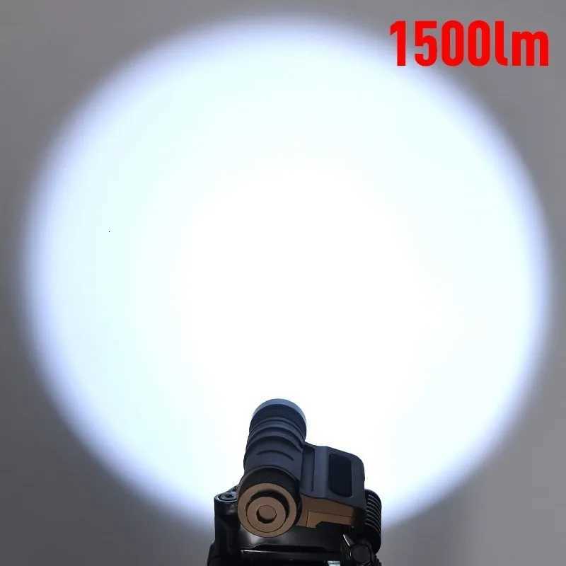1500 Lumens Tactical OWL Flashlight Powerful Optimized Hunting Weapon Light Airsoft Metal CNC Fit 20mm Rail Hunting Gun W250722