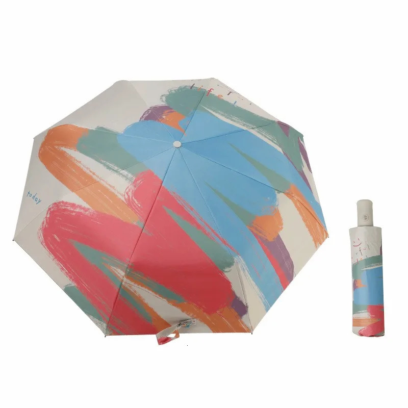 Luxury Manual sun umbrella for women with fresh colors suitable for both rain and sunshine with a 50% discount black rubber sunumbrella 250723
