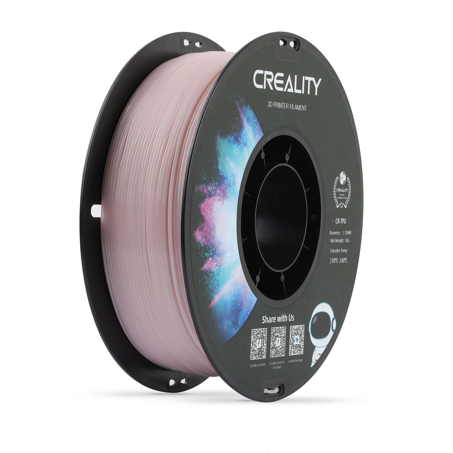 3D printing consumables TPU transparent soft rubber flexible elasticity 1.75mm 3D printing wire